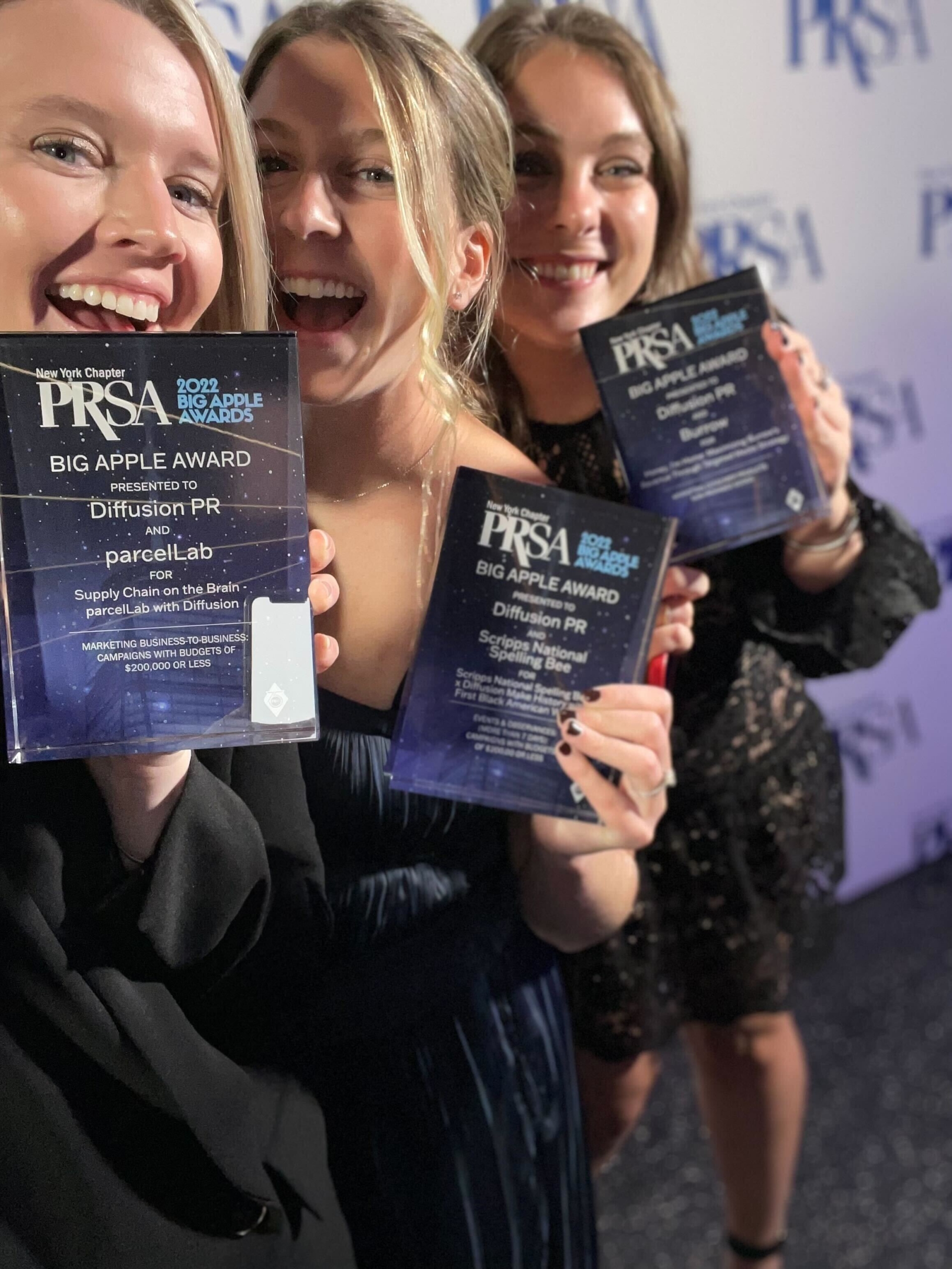 Diffusion Sweeps at the 2022 PRSA-NY Big Apple Awards - Diffusion PR