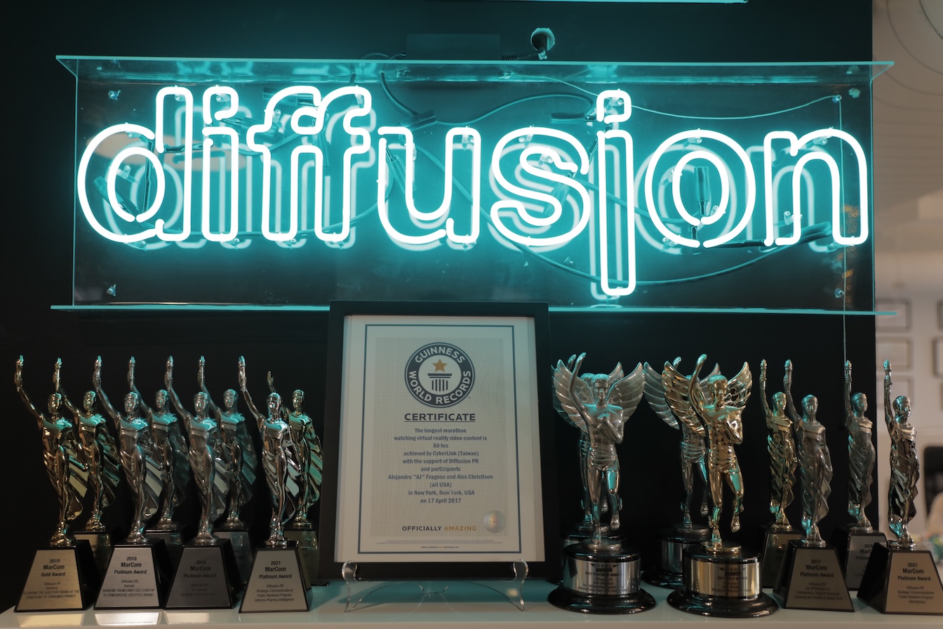 Diffusion Recognized Among the Best PR Agencies in the U.S. by PRovoke Media